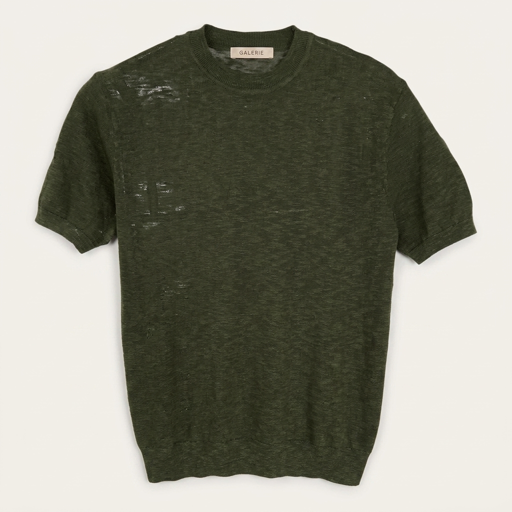 Maglia uomo filo di cotone fiammato MM923 - GALERIE