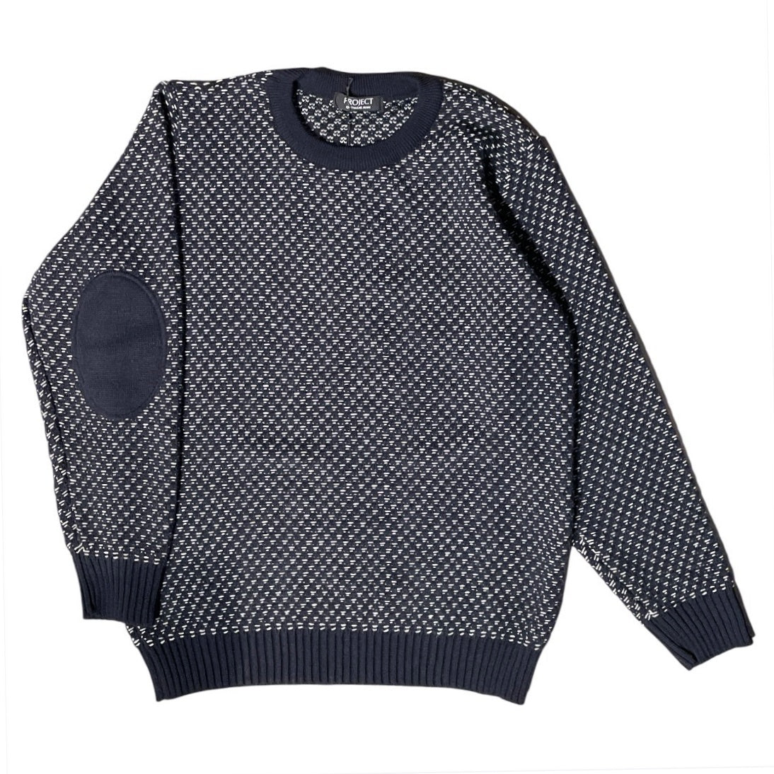 Maglia uomo bicolore con toppe PJ2672 - PROJECT