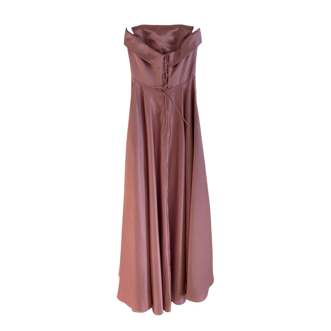 Vestito lungo cerimonia scollo a barca 51160 - FRANZESE