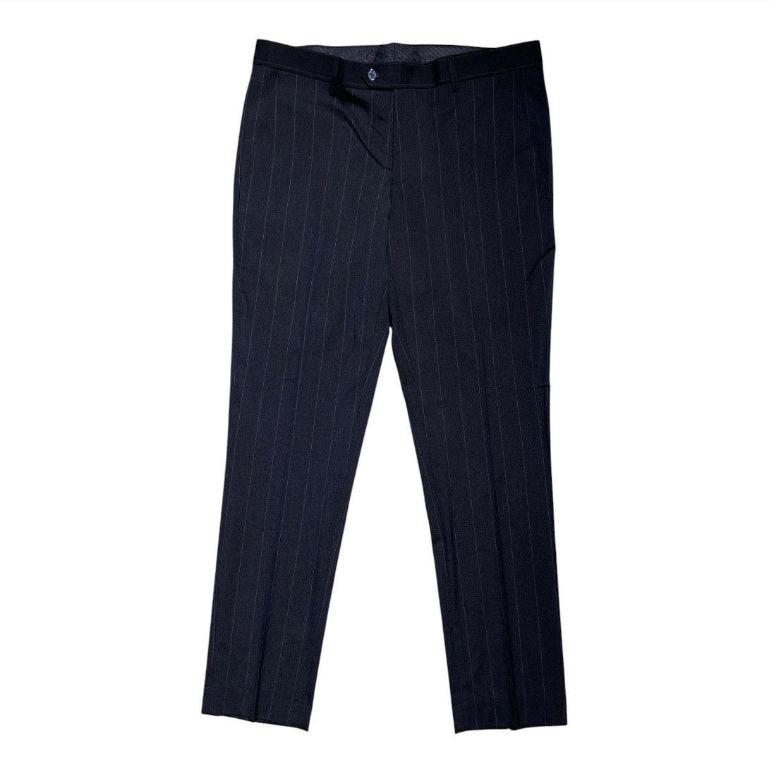 Abito uomo slim fit motivo gessato RIGA09