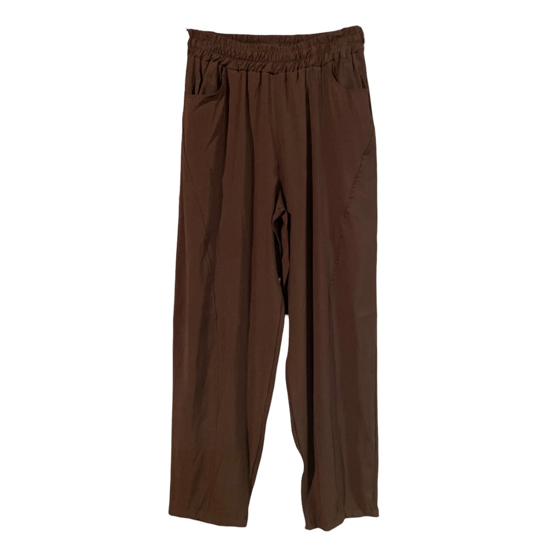Pantalone barrel fit viscosa cupro 04D342 - EXTYN