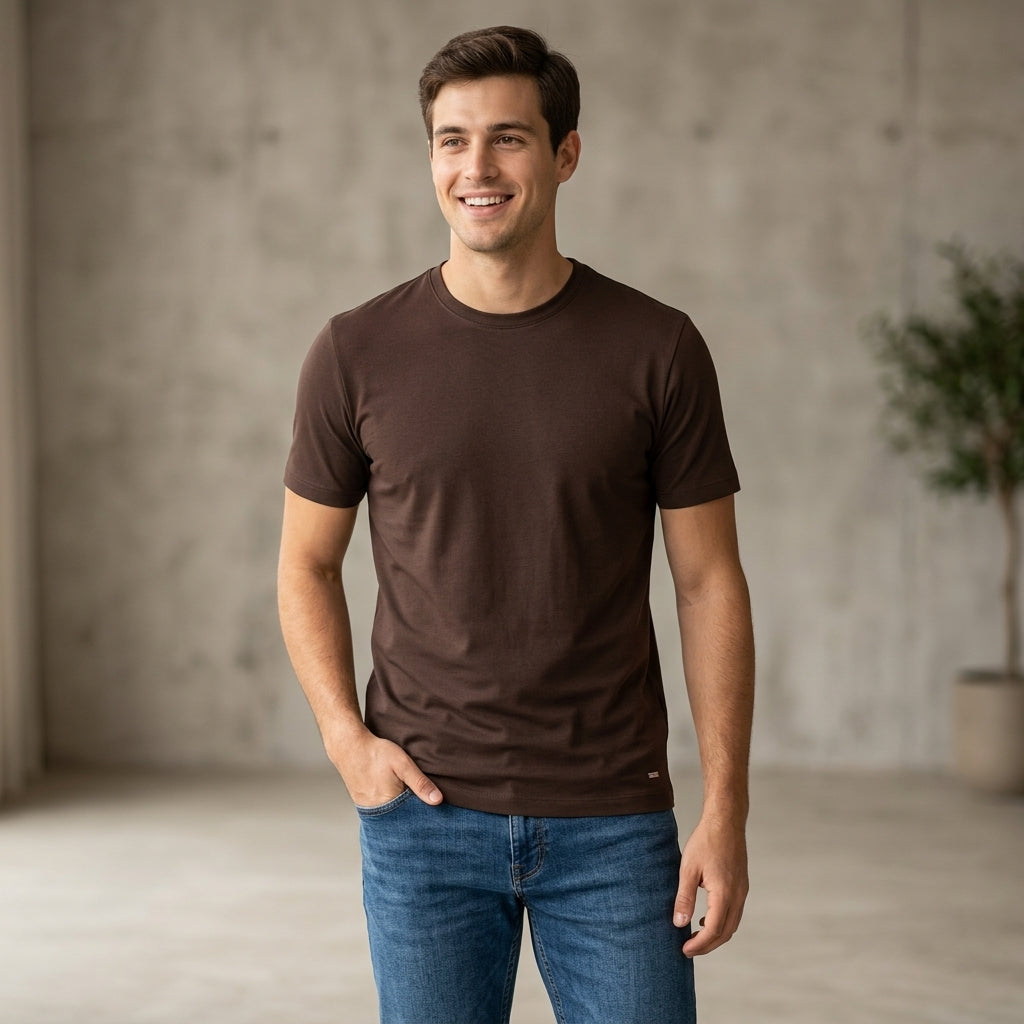 T-shirt uomo basic Jersey di cotone MK21004 - MARKUP