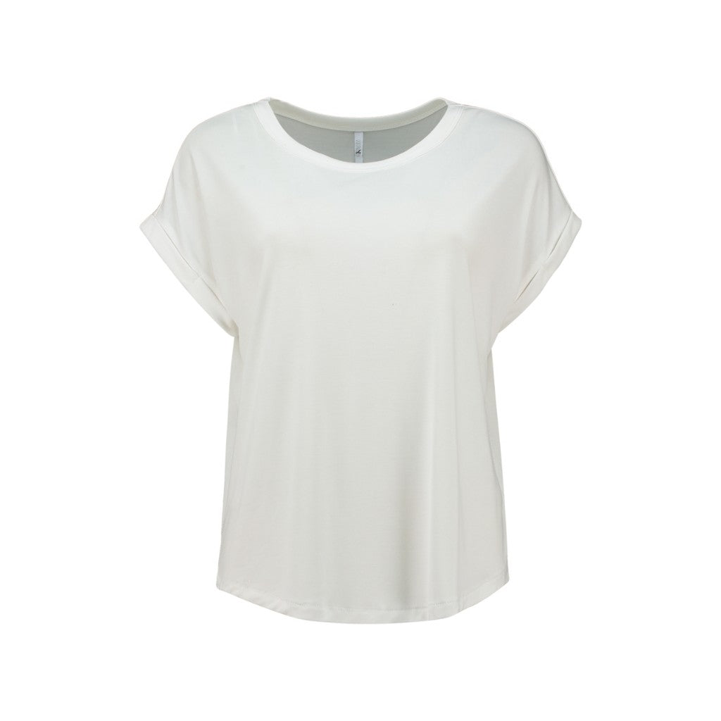 T-shirt donna basica in tessuto modal SE44NTA - HAILYS
