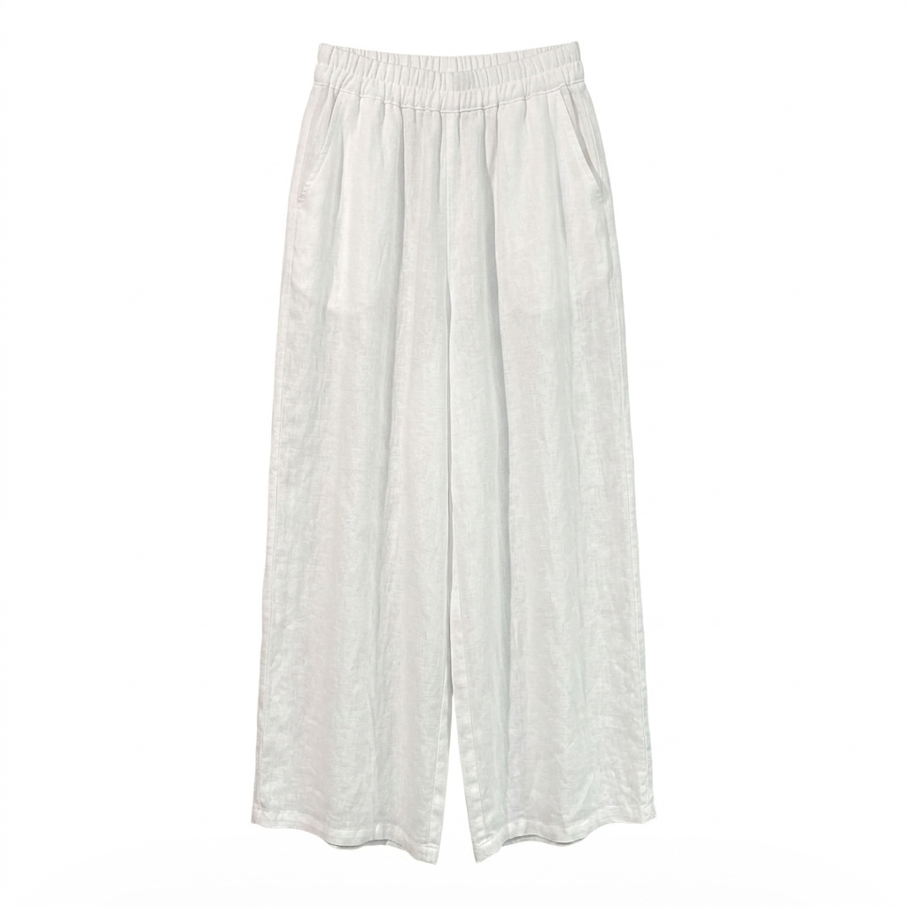 Pantalone palazzo puro lino 2516