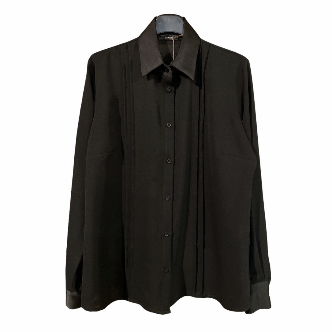 Camicia tessuto fluido collo raso 1032 - MAYA