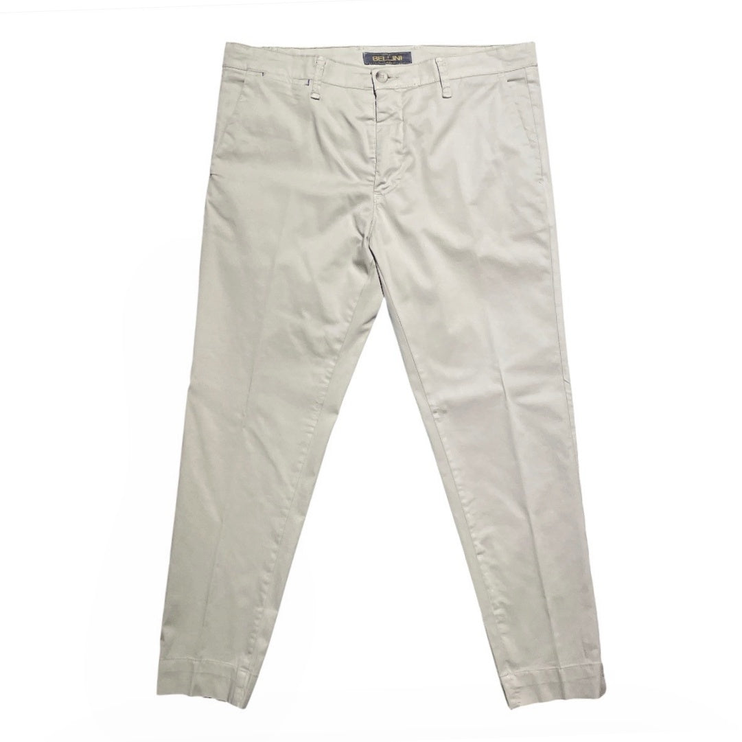 Pantalone uomo capri in raso di cotone 9069CAP26 - L'UOMO SARTORIALE