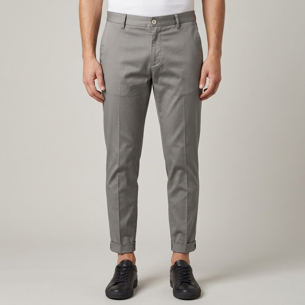 Pantaloni raso di cotone 9390LUX26