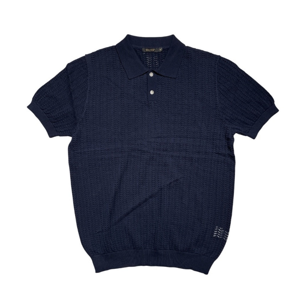 Polo uomo in cotone lavorato MM906 - GALERIE