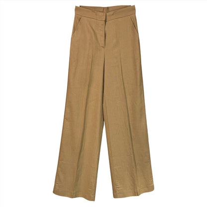 Pantalone donna palazzo tessuto lino/viscosa 04D225 - EXTYN