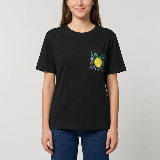 T-shirt con taschino ricamato 15D282 - EXTYN