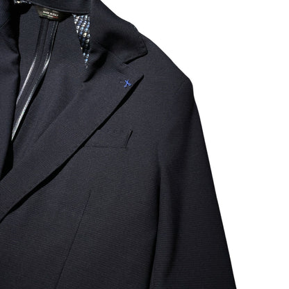 Giacca uomo slim fit tessuto lavorato CARMELO