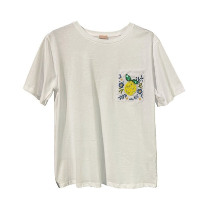 T-shirt con taschino ricamato 15D282 - EXTYN