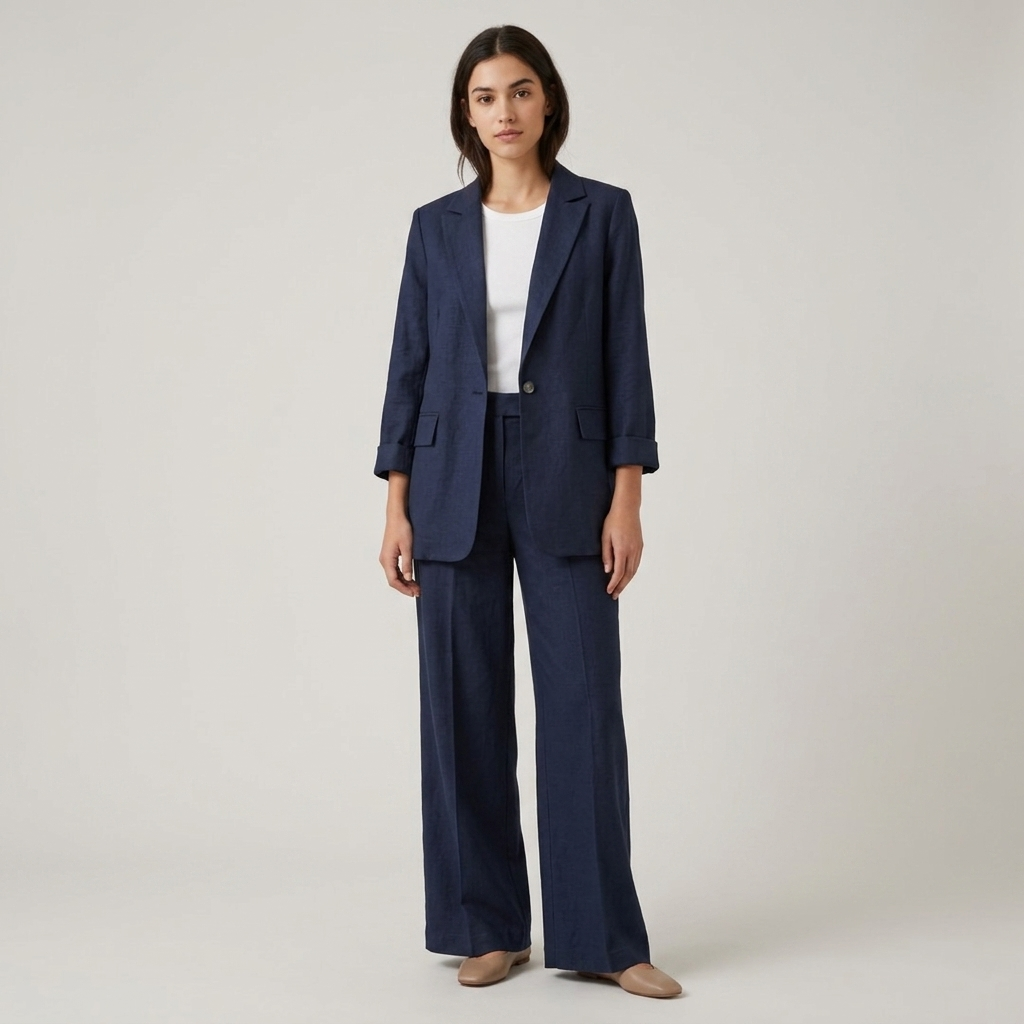Giacca blazer misto lino/viscosa 05D224 - EXTYN