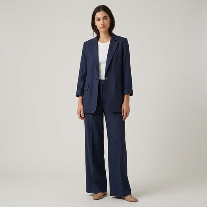 Giacca blazer misto lino/viscosa 05D224 - EXTYN