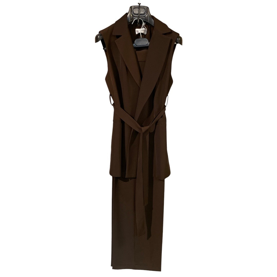 Tailleur smanicato tessuto tecnico 04635 - ELENA CASALI