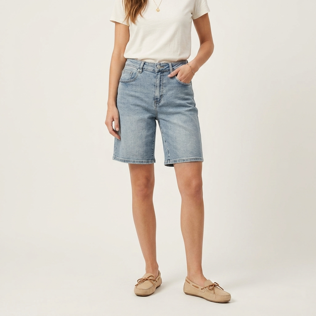 Bermuda in denim 38D345 - EXTYN