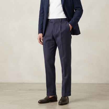 Pantalone regular fit con pences STAR - L'UOMO SARTORIALE
