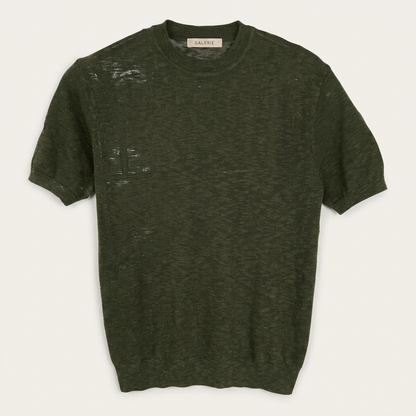 Maglia uomo filo di cotone fiammato MM923 - GALERIE