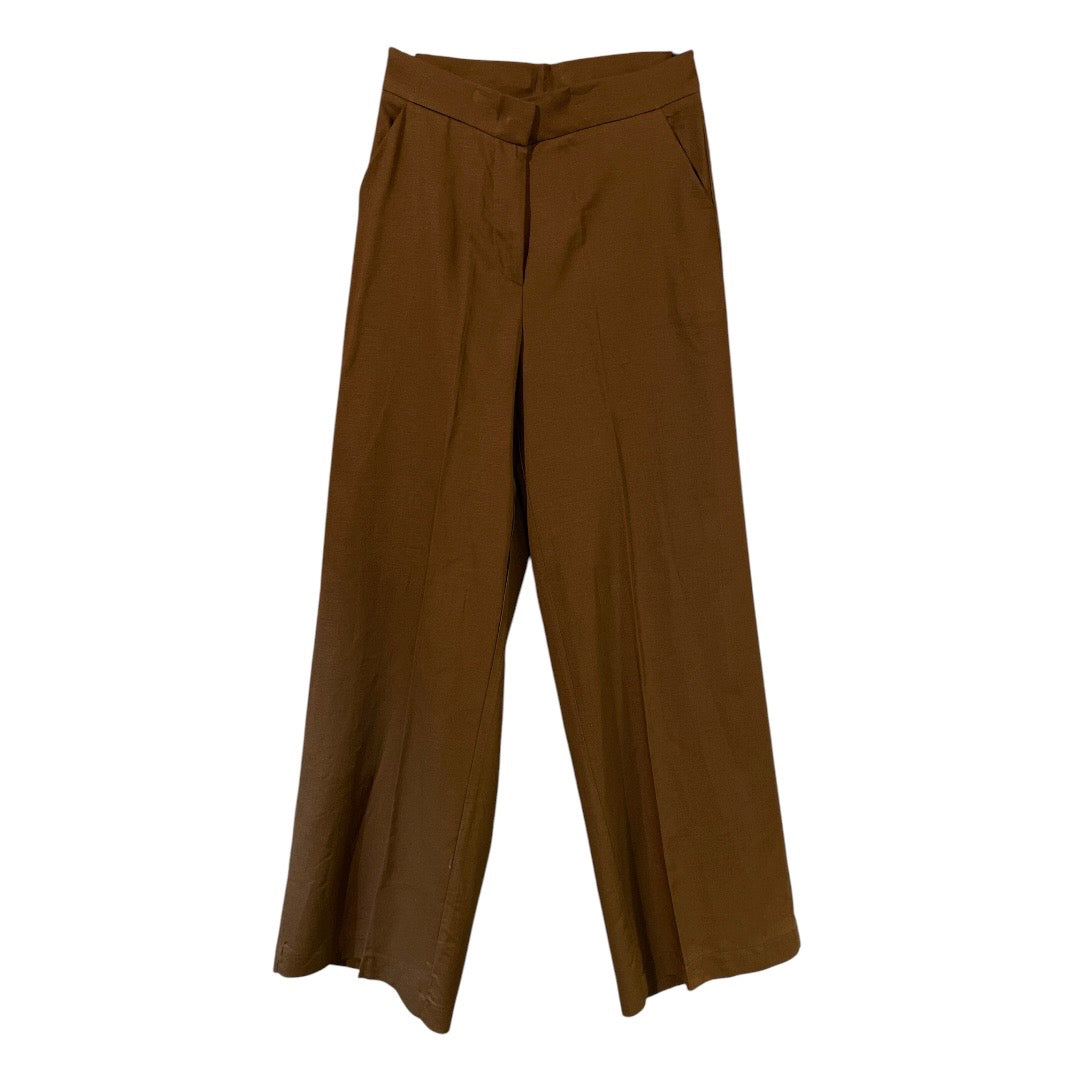 Pantalone donna palazzo tessuto lino/viscosa 04D225 - EXTYN