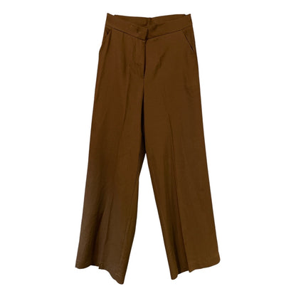 Pantalone donna palazzo tessuto lino/viscosa 04D225 - EXTYN