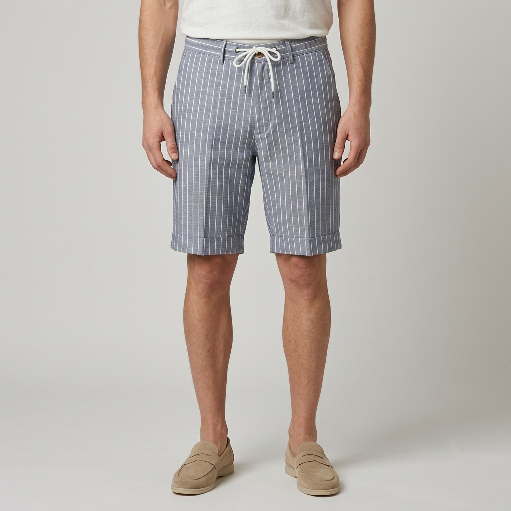 Bermuda uomo in puro lino TENERIFE - L'UOMO SARTORIALE
