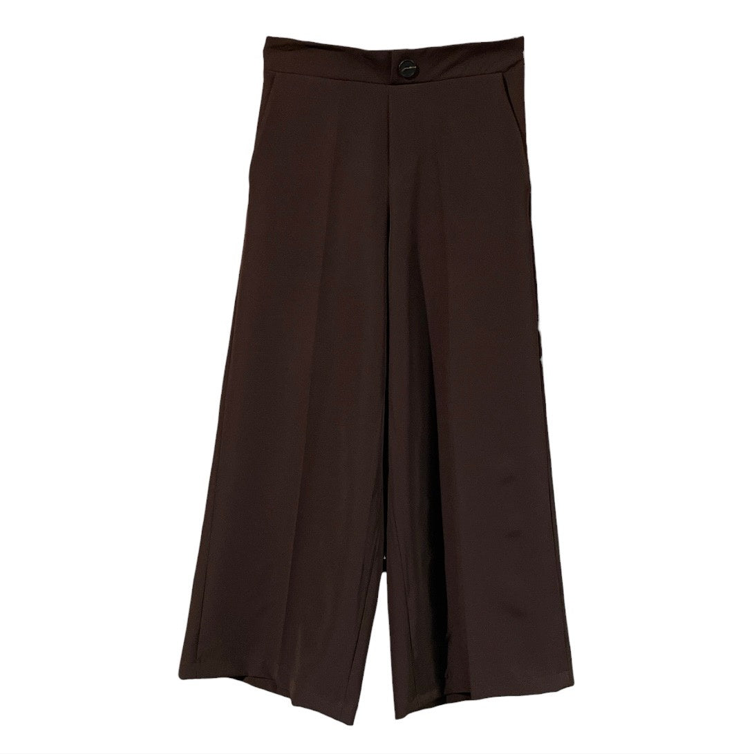 Pantalone donna tessuto tecnico modello palazzo 7/8 - AVENUE