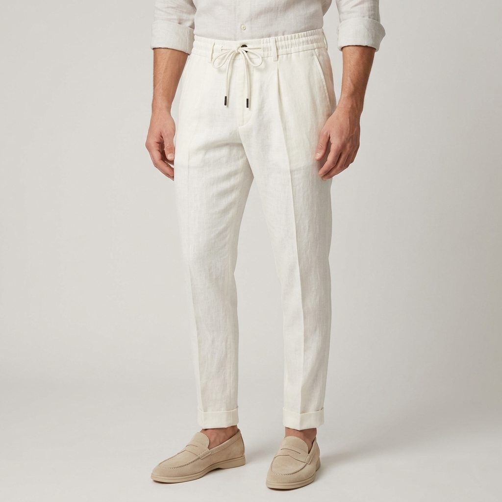 Pantalaccio puro lino ISCHIA-LINO26 - L'UOMO SARTORIALE