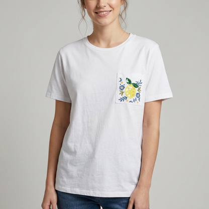 T-shirt con taschino ricamato 15D282 - EXTYN