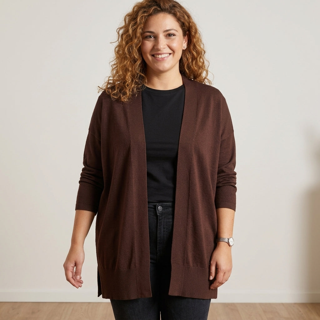 Cardigan donna modello spolverino CM388 - CAROLA MARIA
