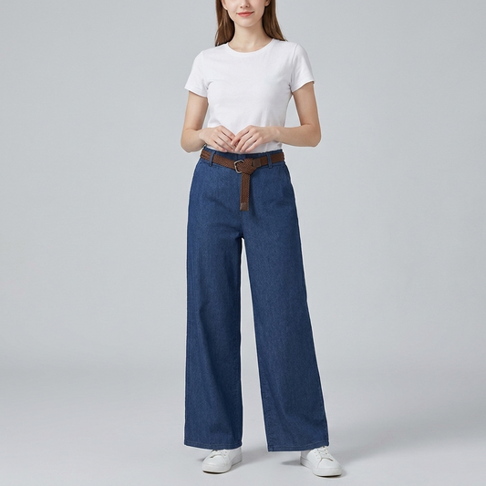 Jeans palazzo in deim leggero 1960 - FRANZESE
