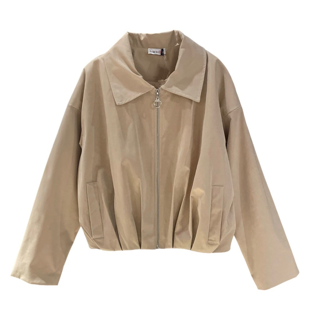 Giubbino bomber corto con pieghe 6325 - FRANZESE