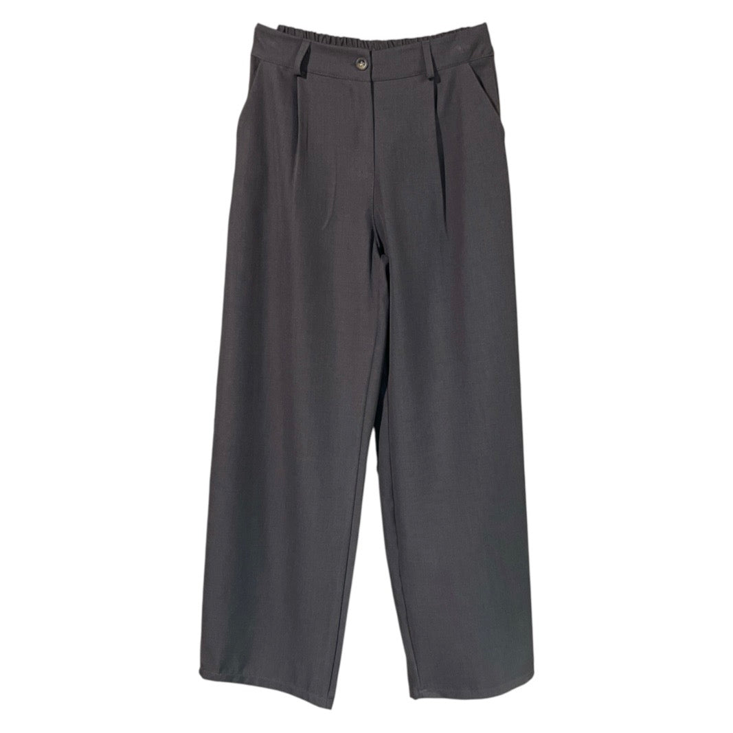 Pantalone donna palazzo con pences 2606