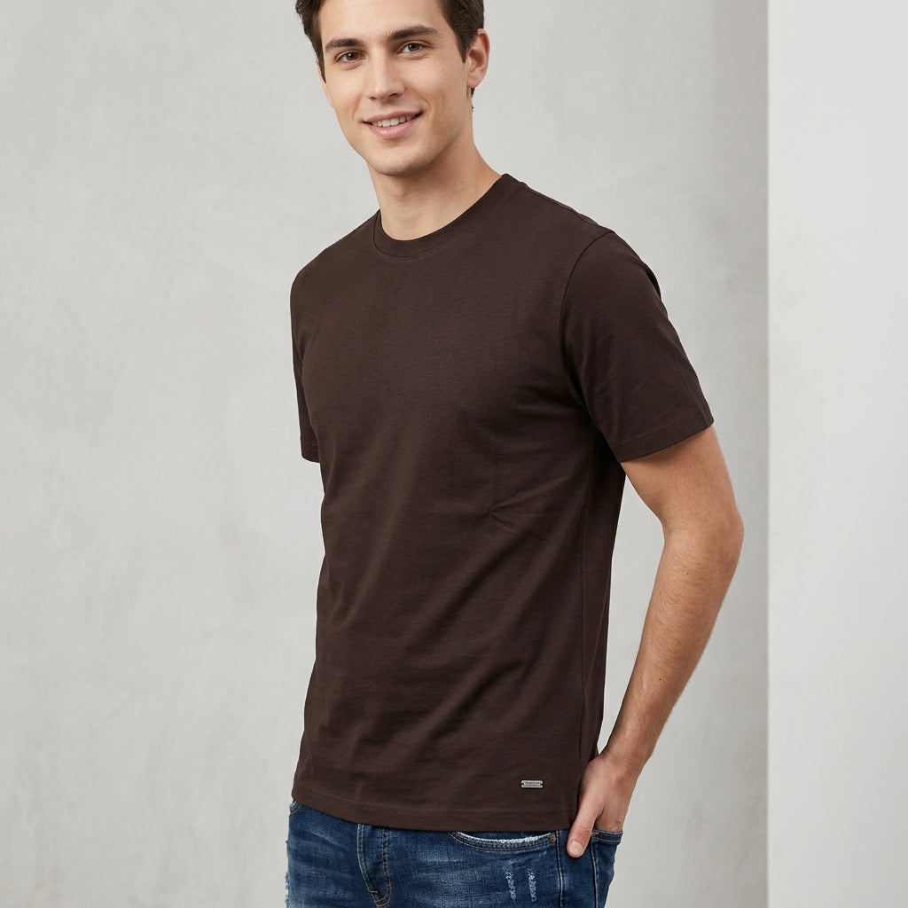 T-shirt uomo basic in cotone MK21001 - MARKUP