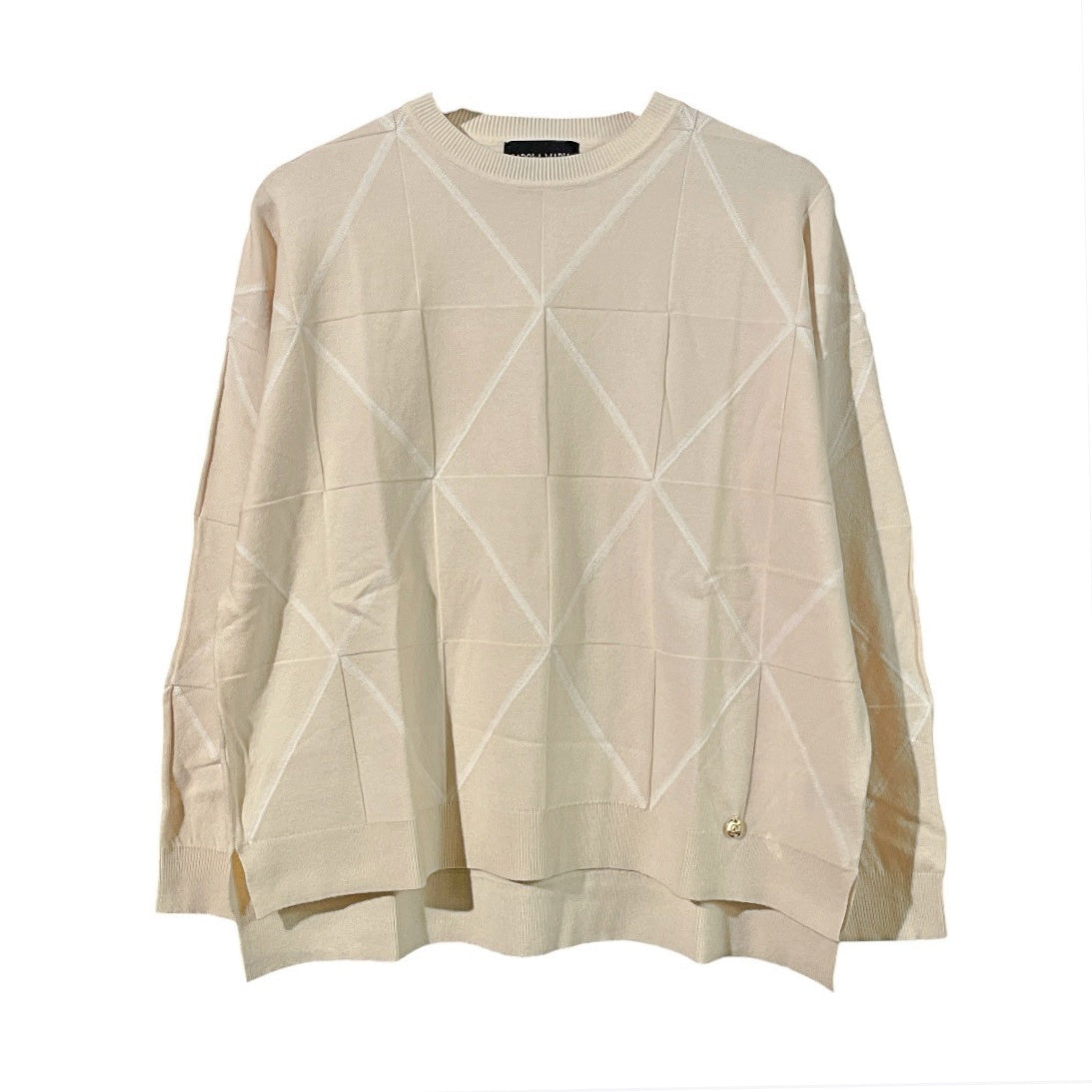Maglia donna motivo rombi CM393 - CAROLA MARIA
