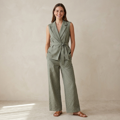 Pantalone donna motivo gessato 2006 - MAYA