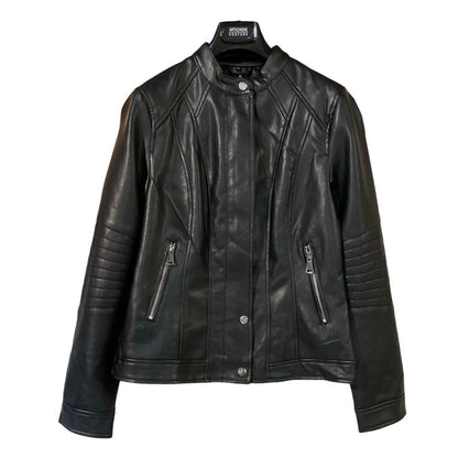 Giubbino donna ecopelle modello biker 7088