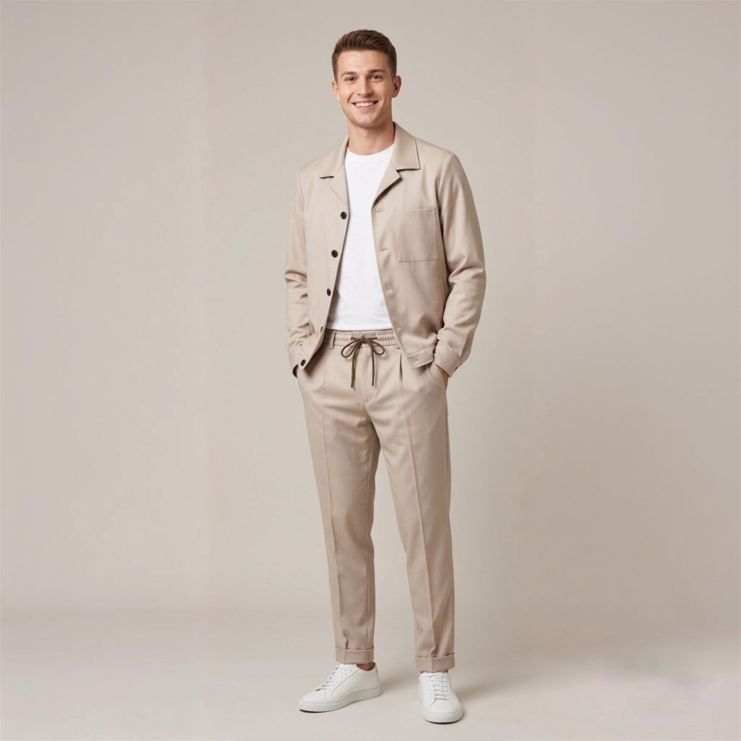 Abito uomo overshirt e pantalaccio POSILLIPO - L'UOMO SARTORIALE