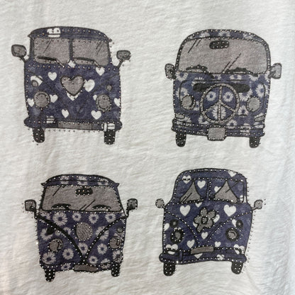T-shirt donna stampa bus con strass SV44ENJA - HAILYS