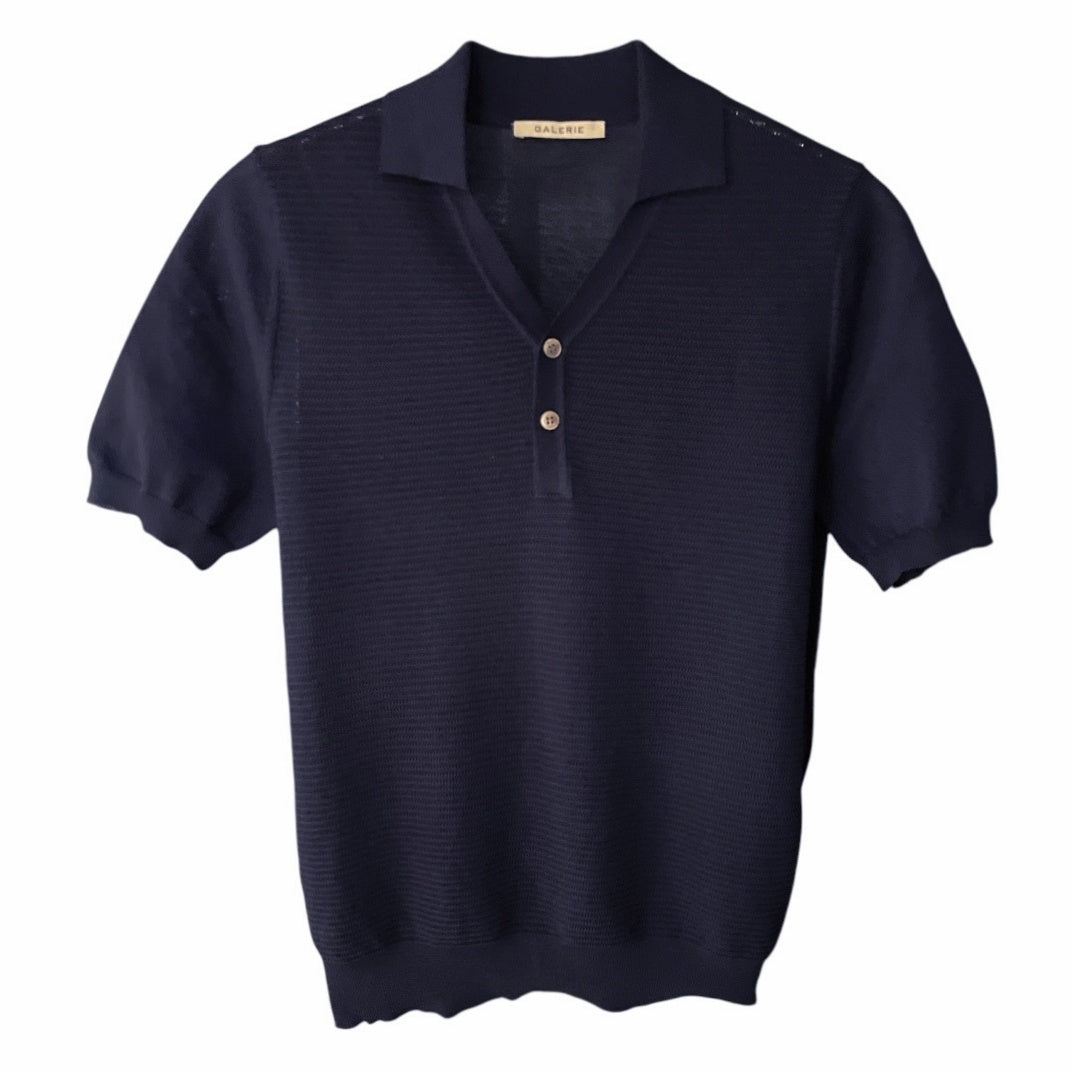 Polo in tessuto lavorato MPL919 - GALERIE