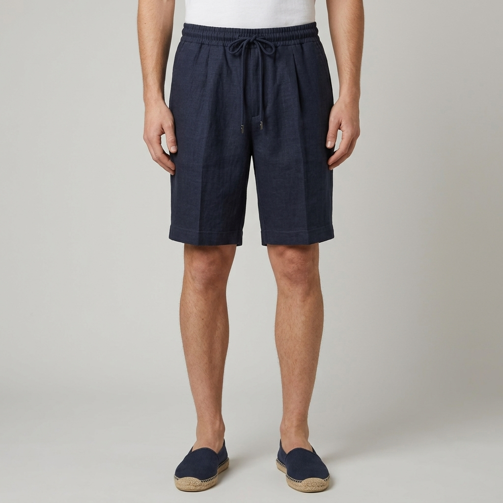 Bermuda uomo in lino EGITTO-LINO - L'UOMO SARTORIALE