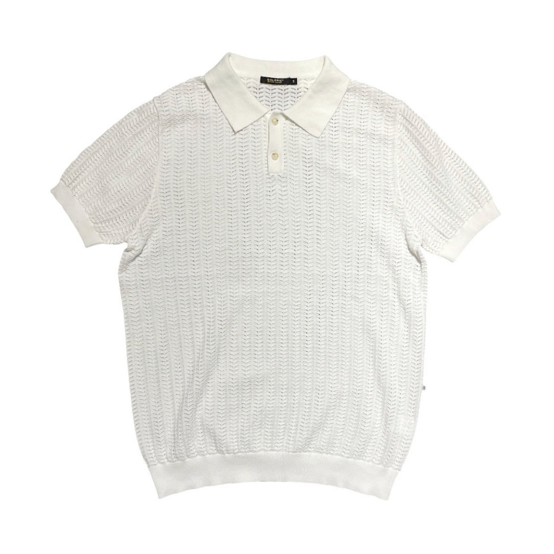 Polo uomo in cotone lavorato MM906 - GALERIE