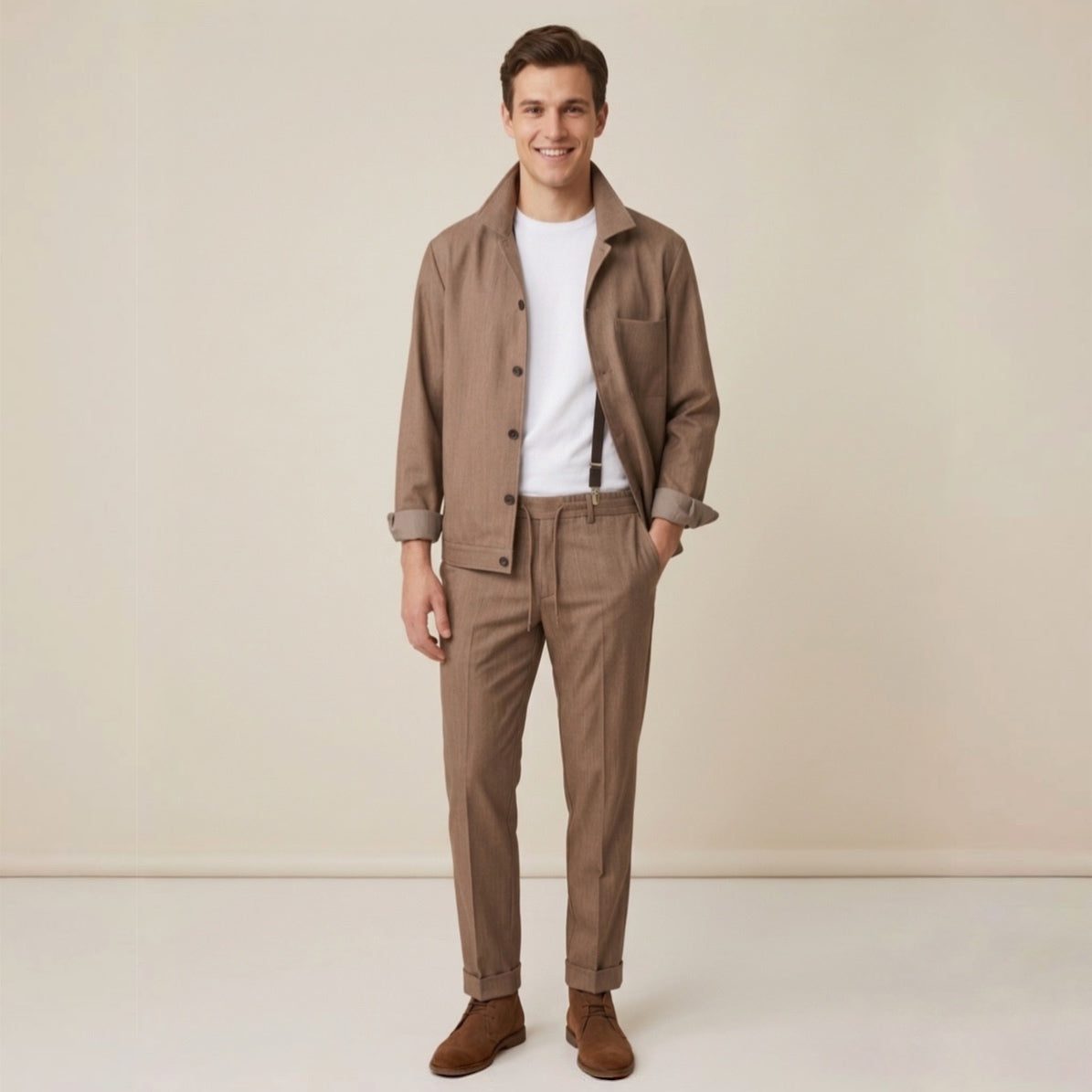 Abito uomo overshirt e pantalaccio POSILLIPO - L'UOMO SARTORIALE