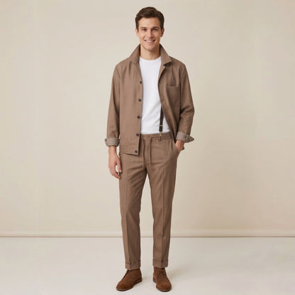 Abito uomo overshirt e pantalaccio POSILLIPO - L'UOMO SARTORIALE