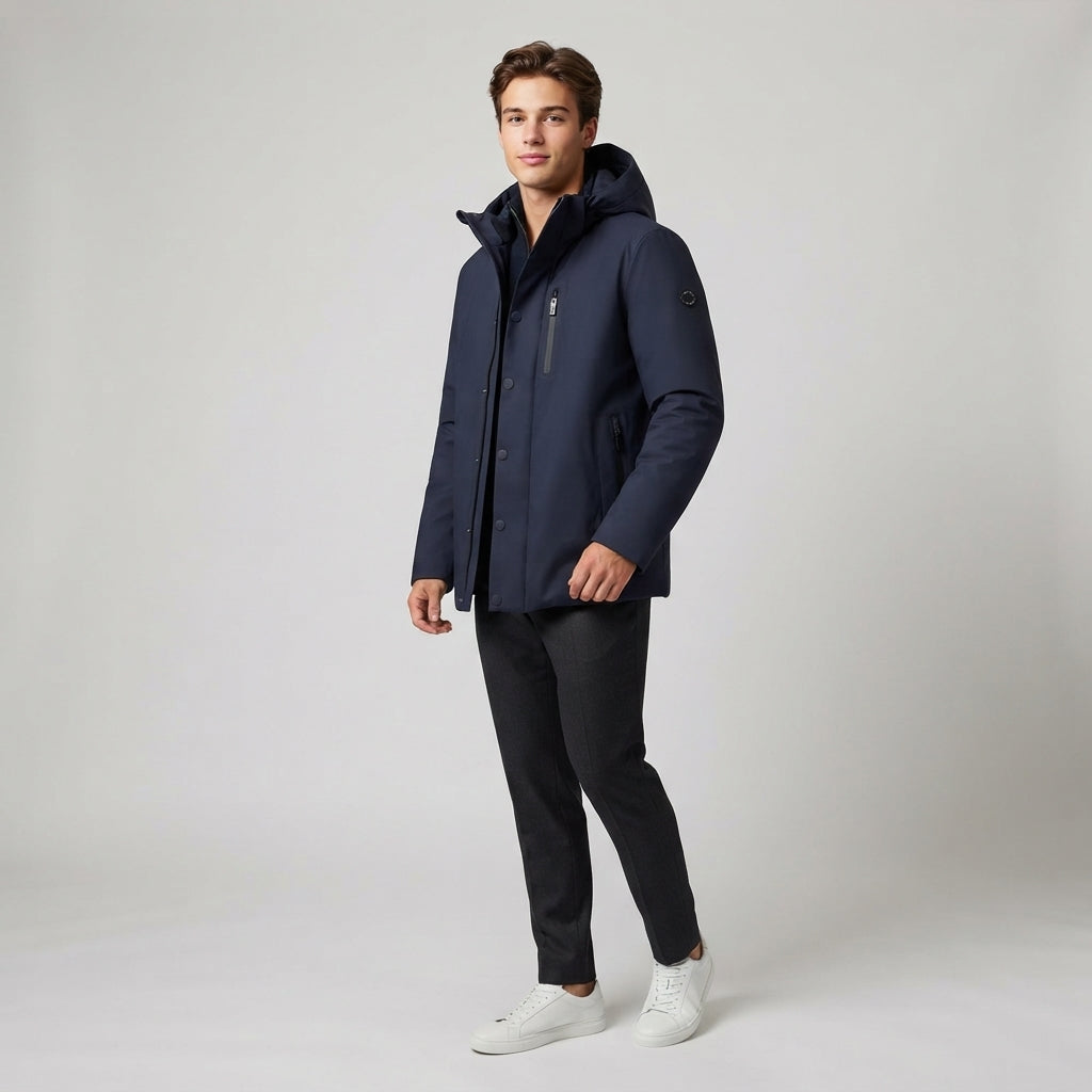 Giubbino uomo in tessuto gommato MK9940025 - MARKUP