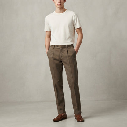 Pantalone regular fit con pences STAR - L'UOMO SARTORIALE