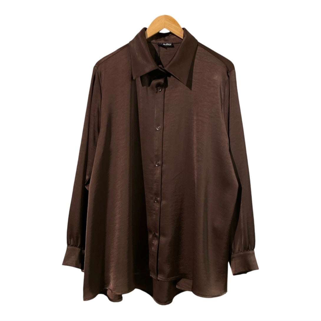 Camicia donna oversize in raso 762224