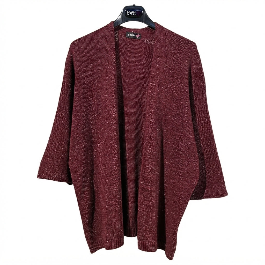 Cardigan donna inserti lurex 2594L