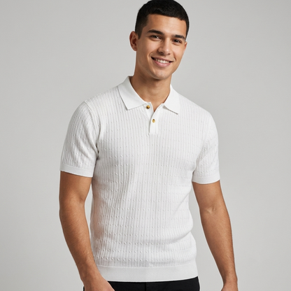 Polo in filo extrafine micro trecce MPL701 - GALERIE