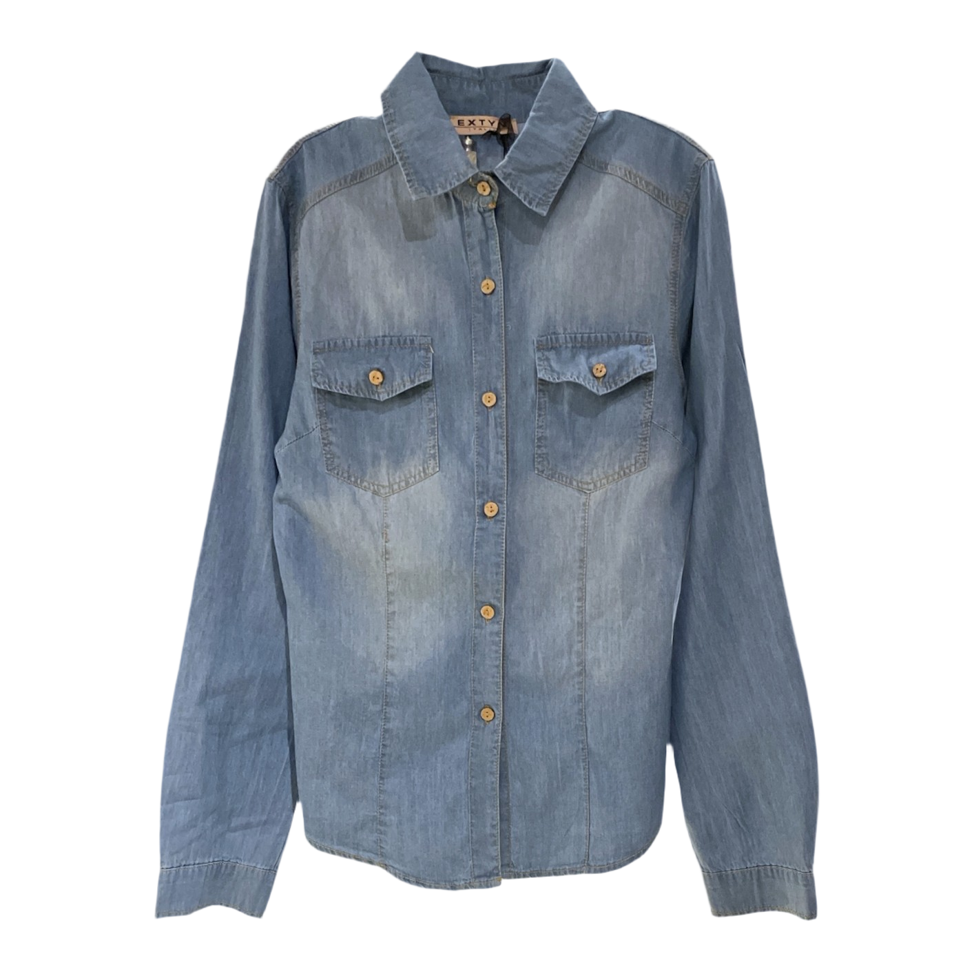 Camicia jeans con taschini 28D175 - EXTYN