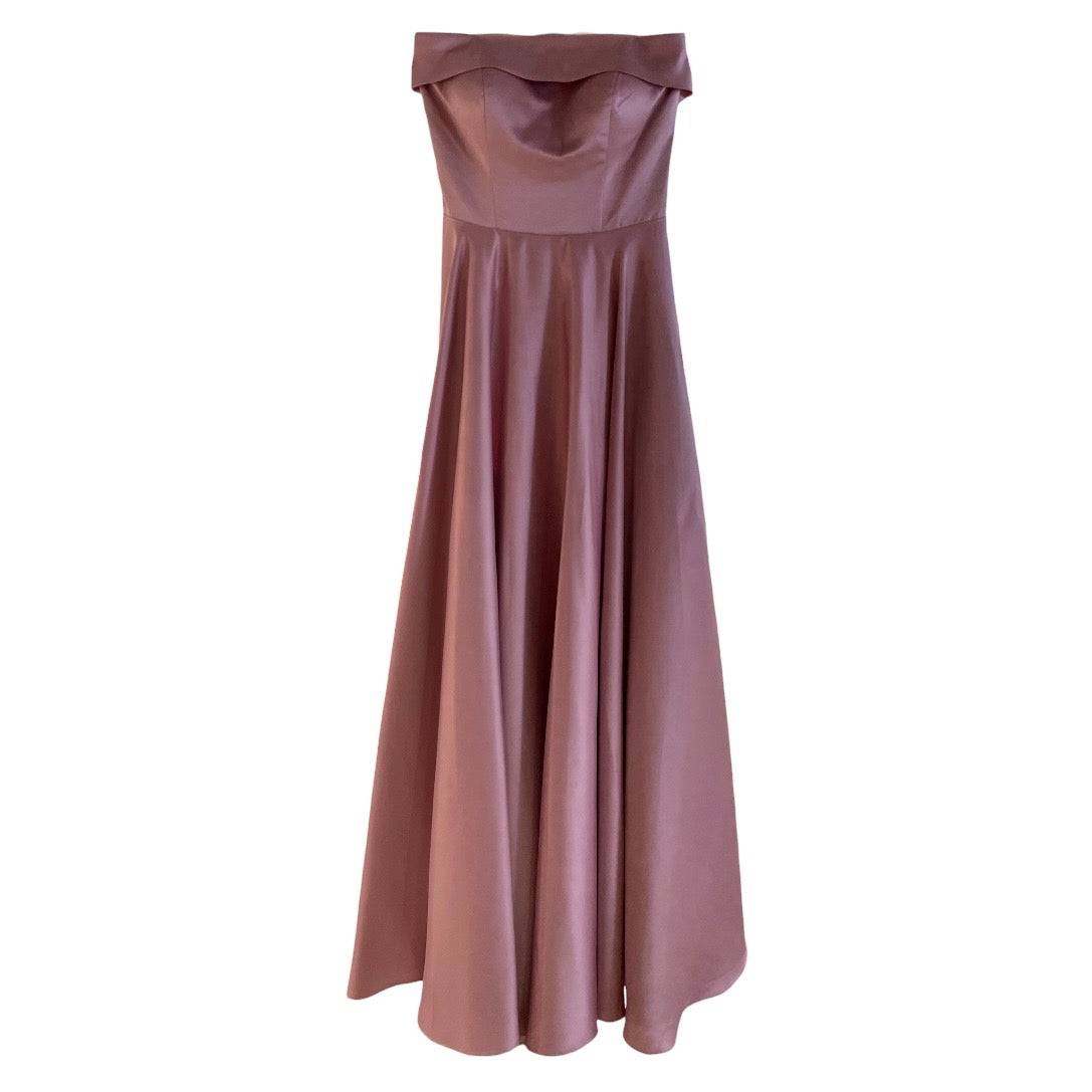 Vestito lungo cerimonia scollo a barca 51160 - FRANZESE